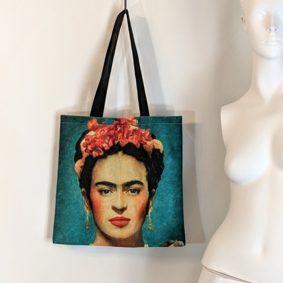 Handbags - Frida Kahlo Reusable Shopping Tote Market Bag NWOT Handbags - Frida Kahlo Reusable Shopping Tote Market Bag NWOT